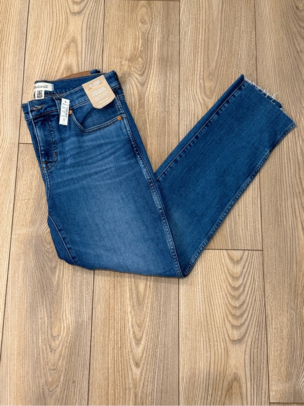 MADEWELL Petite Split Hem Stove Pipe Jeans